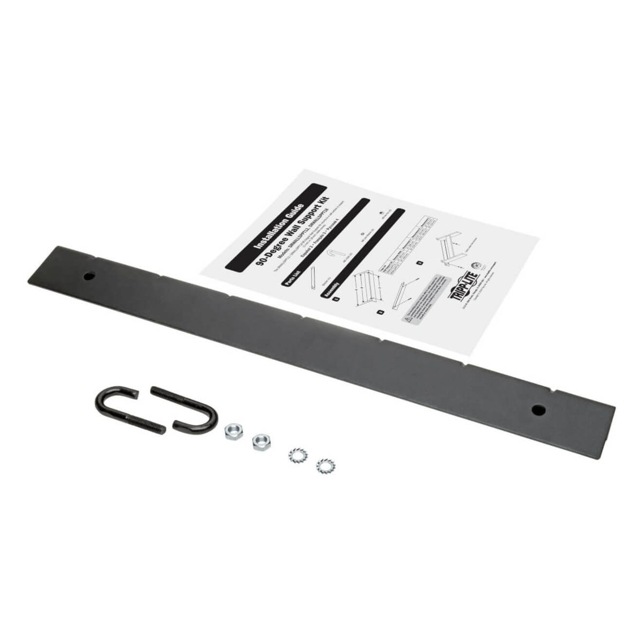 Complete wall mount bracket kit with installation hardware and instructions-alternate-image4