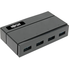 Tripp Lite U360-004-2F Hub USB 3.0 SuperSpeed 4-Port untuk Data dan Pengisian USB USB-A BC 1.2 2.4A