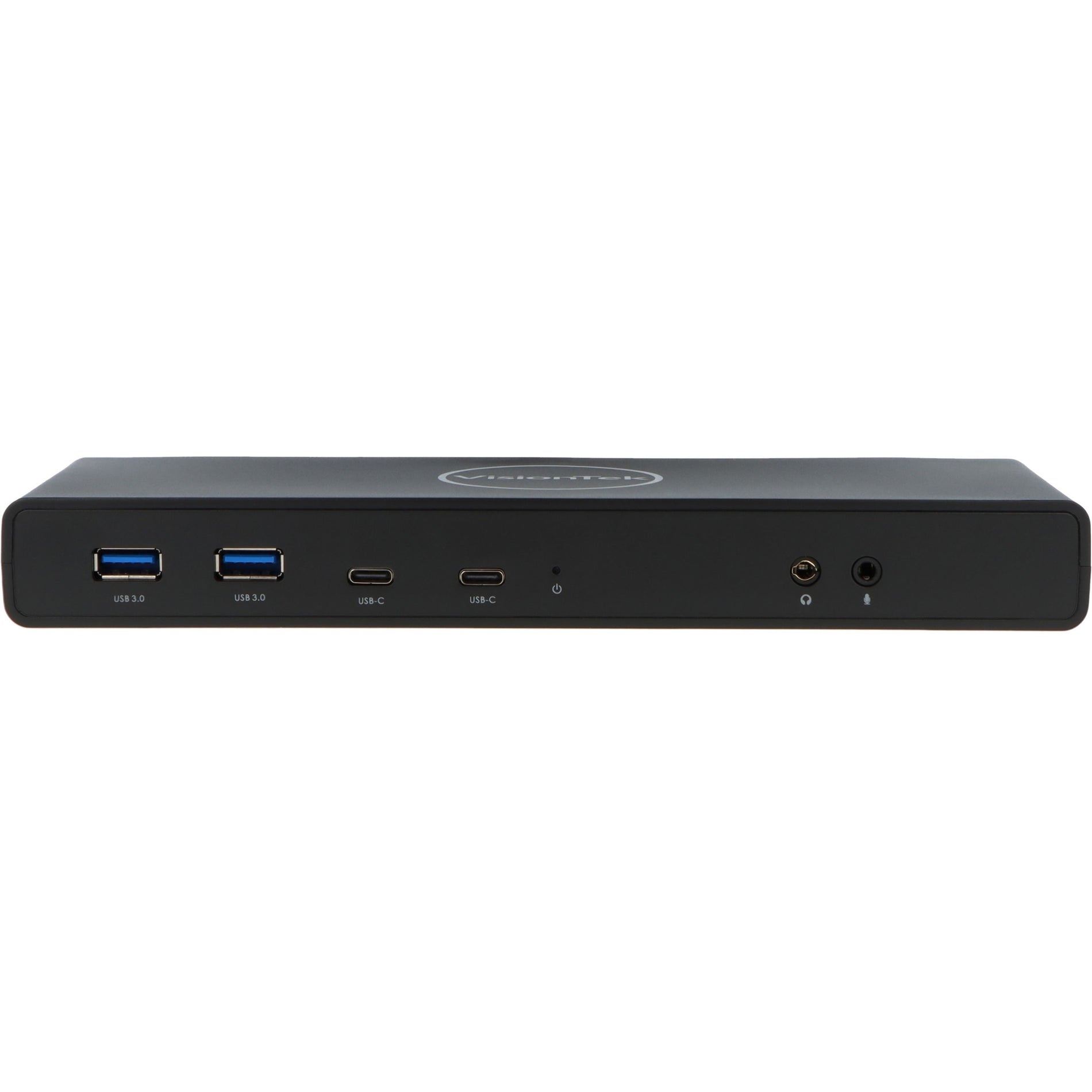 Estación de acoplamiento VisionTek 901250 VT4500 de doble pantalla 4K USB / USB-C con entrega de energía compatible con MacBook Surface Pro y otros.