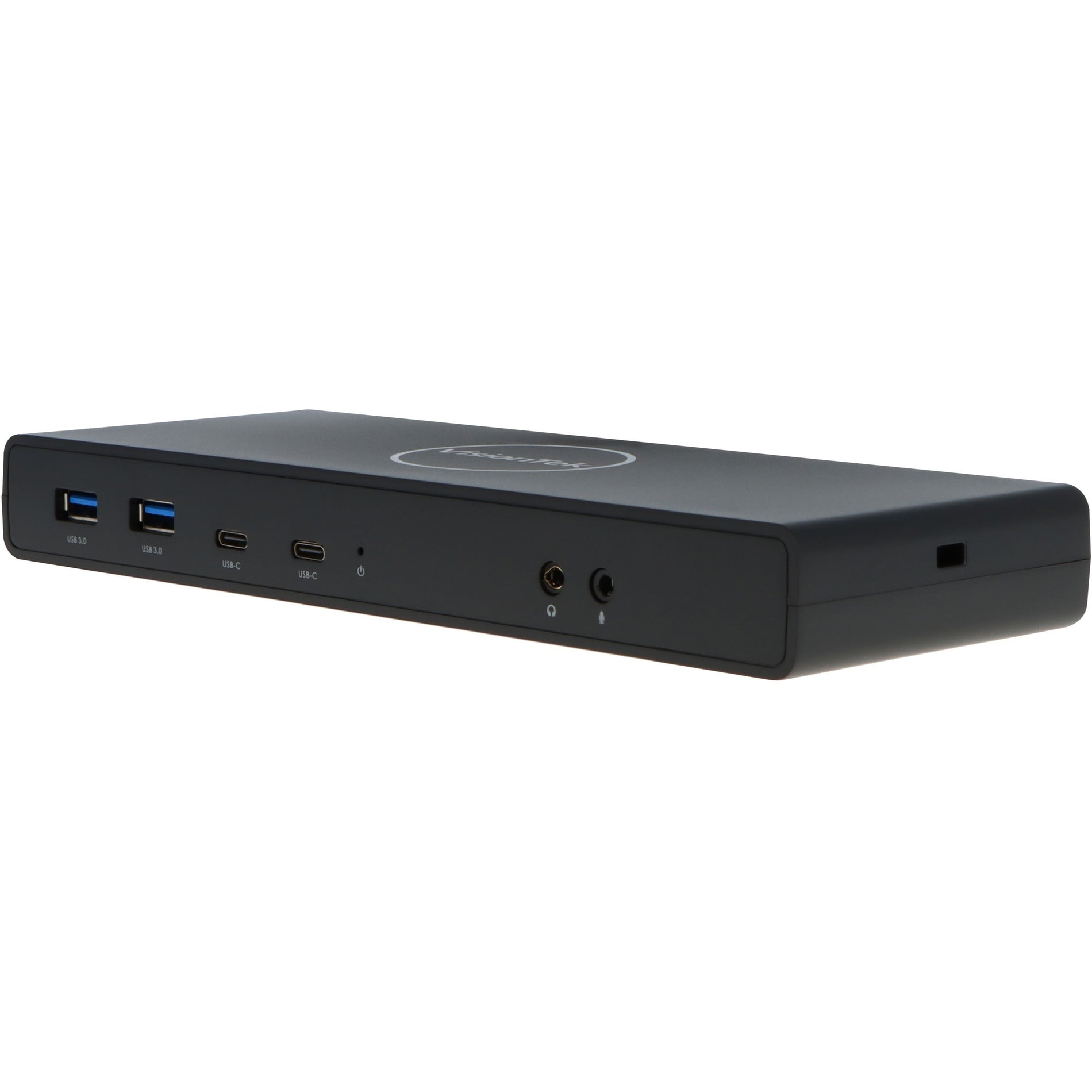 Estación de acoplamiento VisionTek 901250 VT4500 de doble pantalla 4K USB / USB-C con entrega de energía compatible con MacBook Surface Pro y otros.