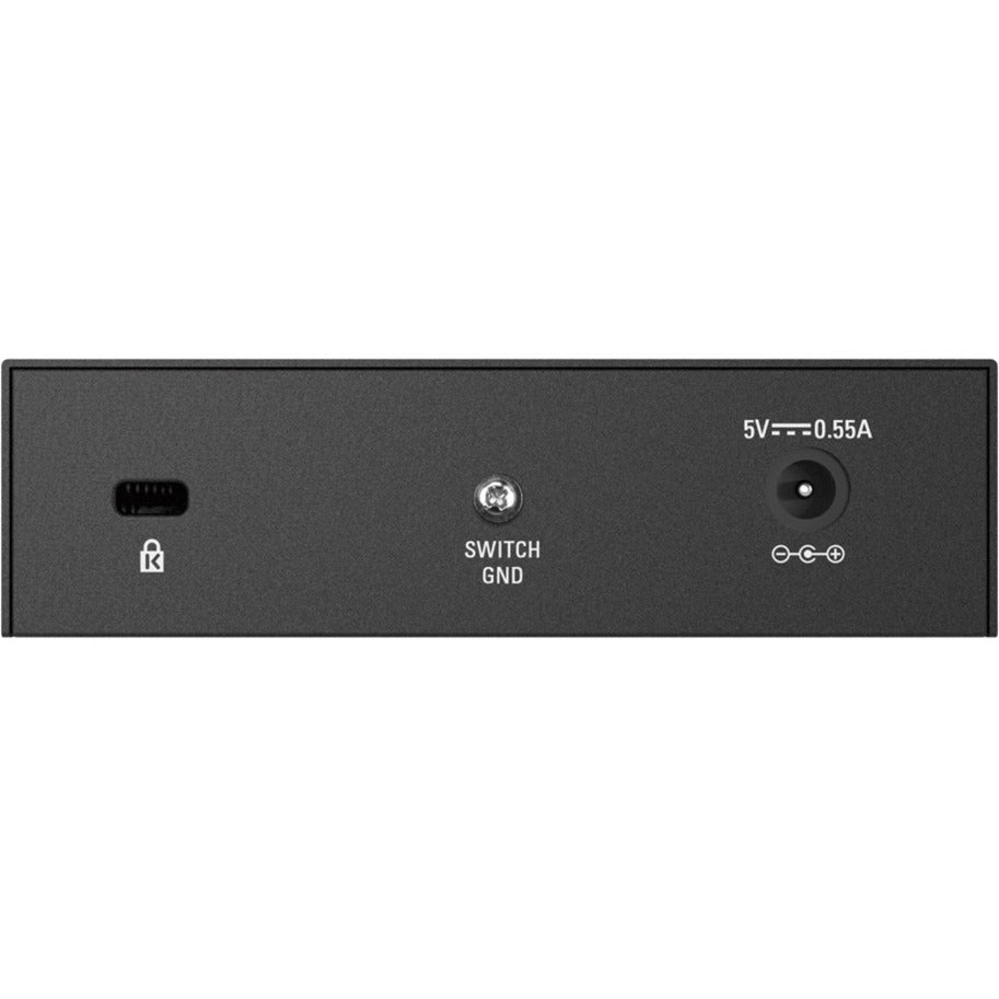 D-Link DES-105 5-Port 10/100 Desktop Switch, Metal Casing, Non-blocking / Wire Speed Architecture, Nway Auto Negotiation, No Fan - Quiet Operation, Small Footprint, True Plug & Play