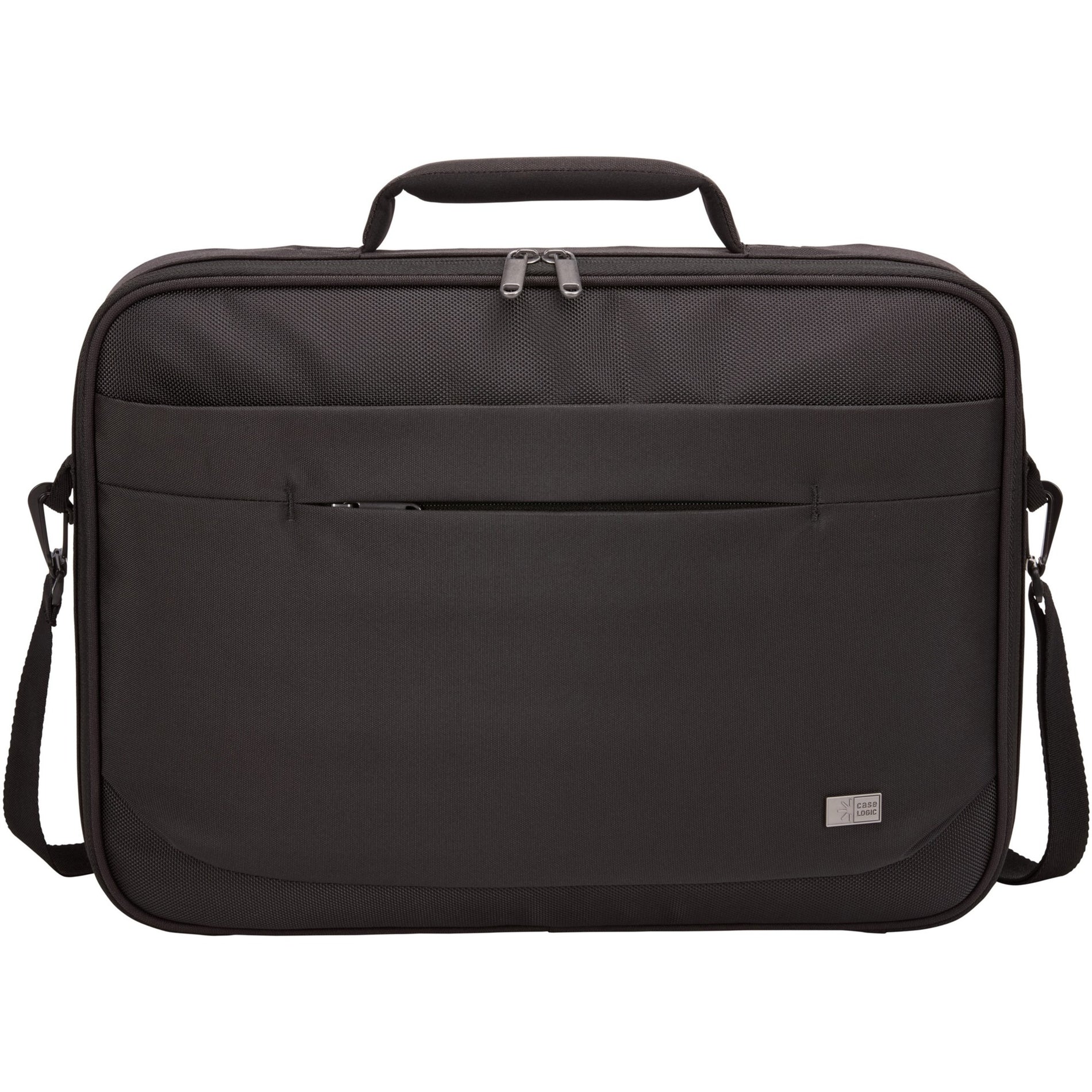 Case Logic 3203990 Advantage 15.6" Laptop Briefcase, Black - Stylish and Functional Carrying Case for Electronics, Tablets, and Notebooks
