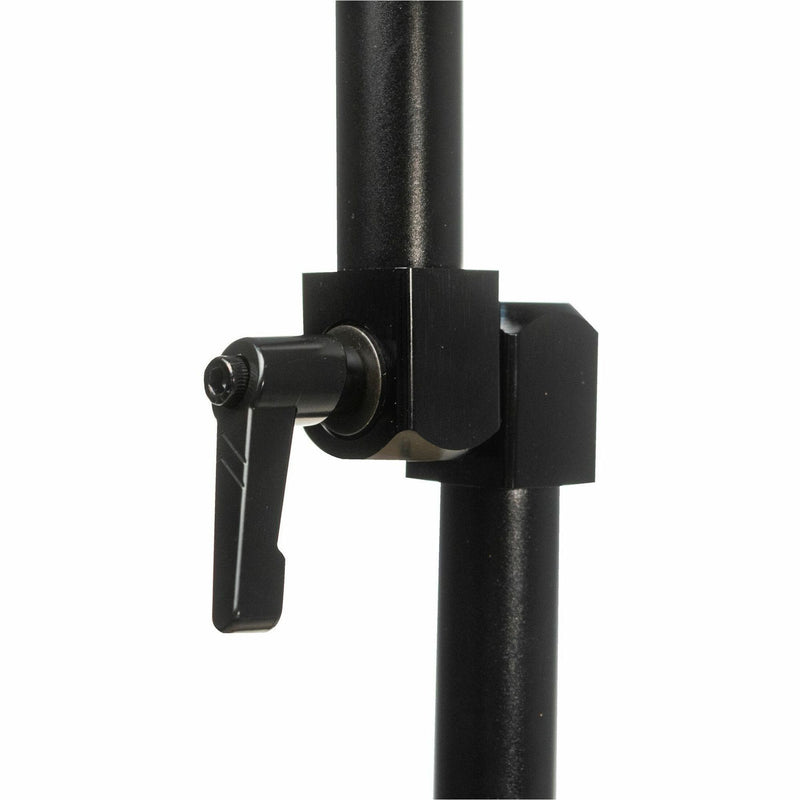 Detailed view of mount's joint mechanism and locking system