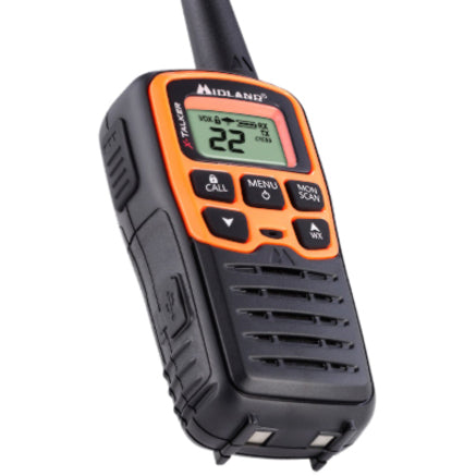 Side view of Midland T51VP3 walkie talkie showing ergonomic design-alternate-image4