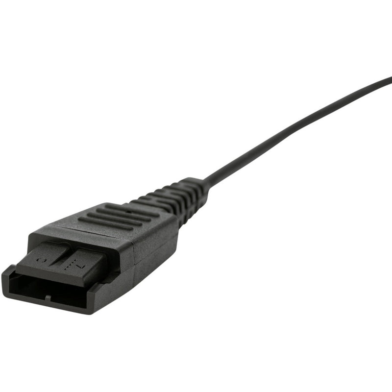 Detail of Jabra BIZ 2300 QD Duo's Quick Disconnect connector interface