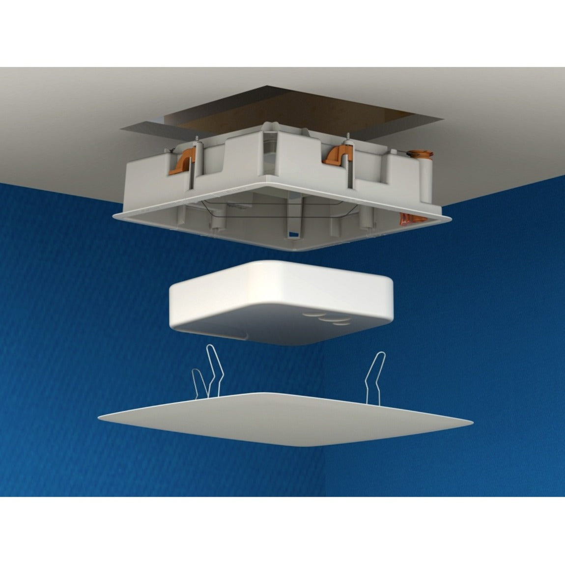 RACKMOUNT.IT RM-PM-T1 Universal WiFi Access Point Mount - In Ceiling, Low Profile, Cable Management