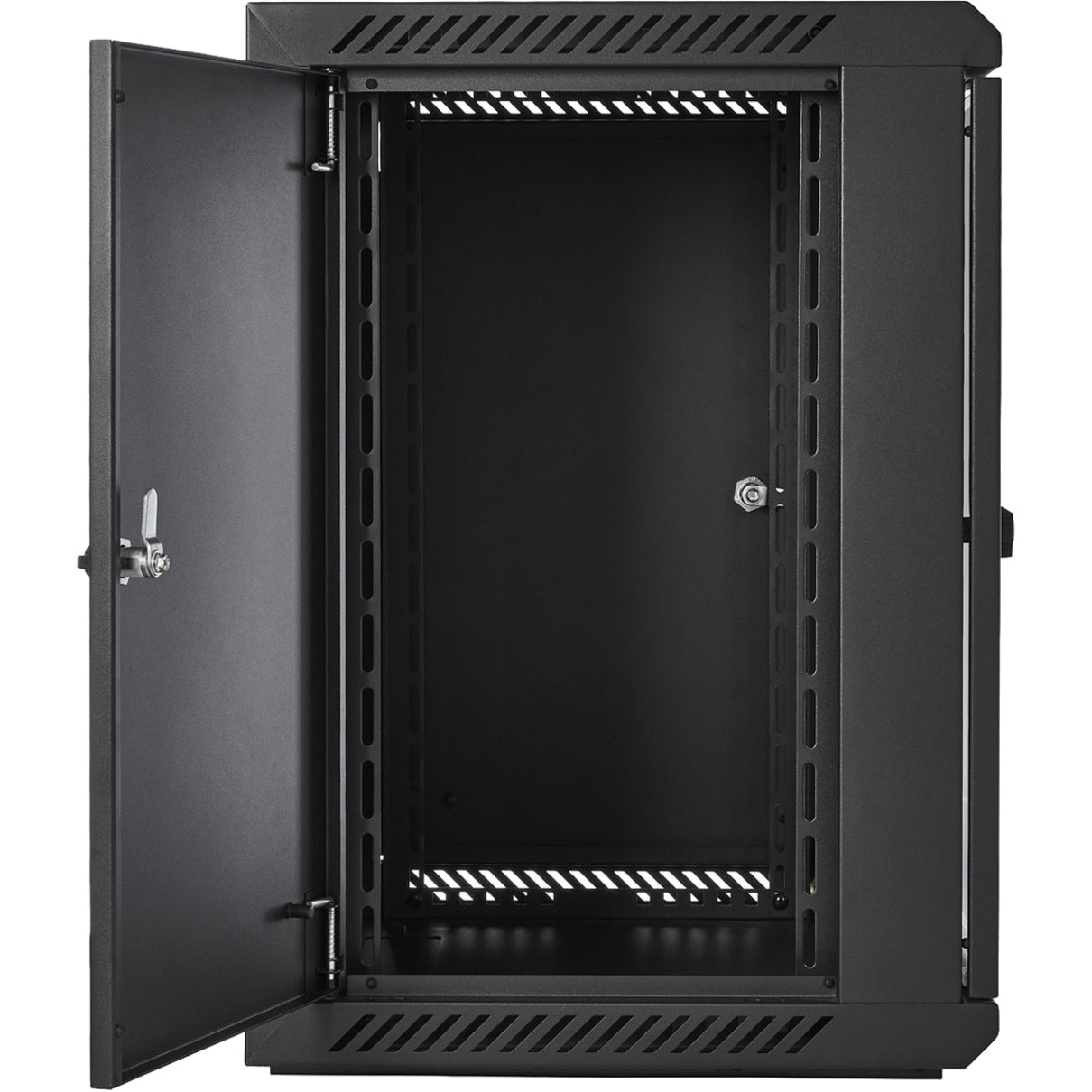 V7 RMWC12UG450-1N 12U Rack Wall Mount Glass Door Enclosure, 5 Year Warranty, No Assembly Required, RoHS Certified