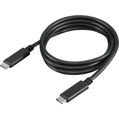 联想 4X90U90619 USB-C 电缆 1m，快速数据传输，10 Gbit/s 联想品牌名的中文翻译为“联想”