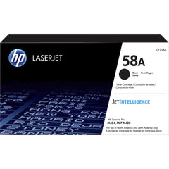 HP CF258A 58A 정품 표준 용량 레이저 토너 카트리지 - 블랙 3000 페이지