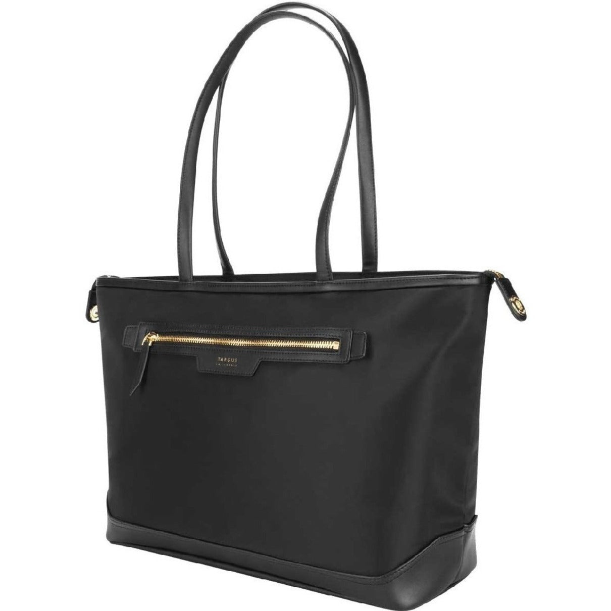 Angled view of Targus Newport tote displaying premium construction and practical features-alternate-image3