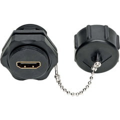 Tripp Lite - トリップライト P569-000-FF-IND 4K HDMI Coupler with Ethernet Industrial High Speed - P569-000-FF-IND 4K HDMIカプラー、イーサネット付き、インダストリアル・ハイスピード