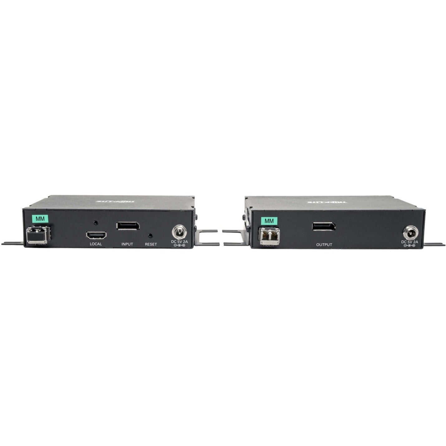 Tripp Lite B127F-1A1-MM-DD Video Extender Transmitter/Receiver 4K DisplayPort Overfiber Multi - Transmitter: Zender - Receiver: Ontvanger - DisplayPort: BeeldschermPoort - Overfiber: Overvezel - Multi: Meervoudig