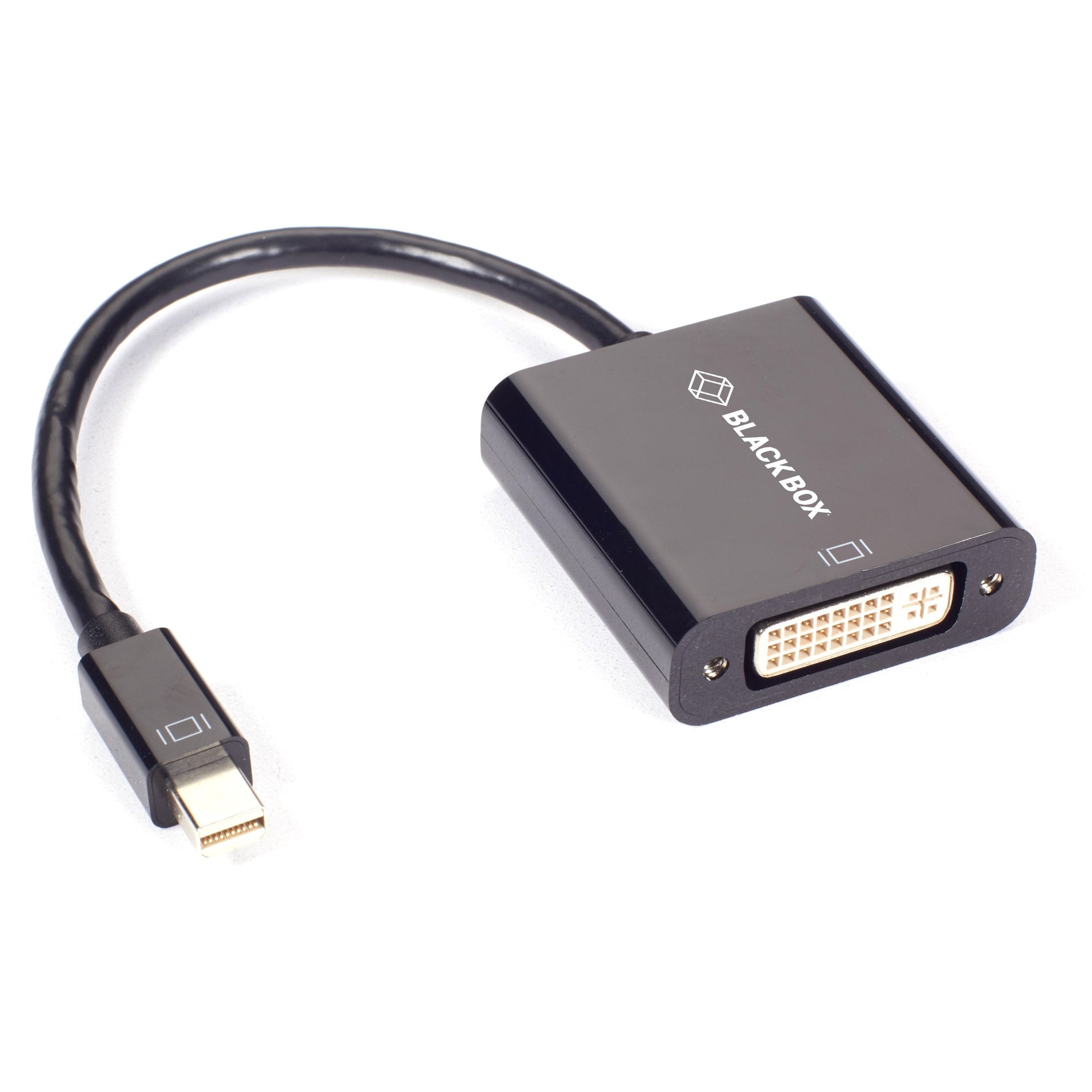 Black Box EVNMDP-DVI Mini Displayport/DVI-I Video Cable, Plug & Play, 1920 x 1200 Supported Resolution