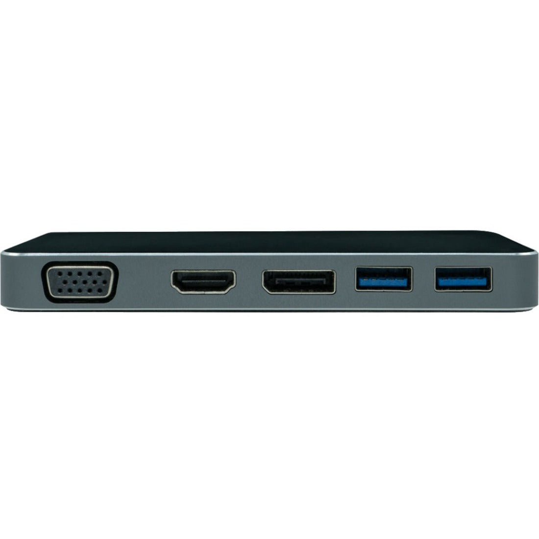 VisionTek 901226 VT200 Dual Display USB-C Docking Station With Power Passthrough, VGA, HDMI, DisplayPort, USB 3.0 Ports