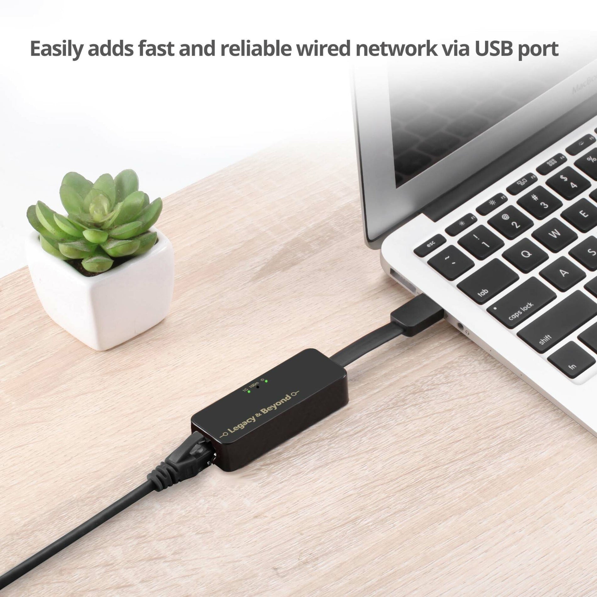 SIIG LB-US0714-S1 Portable USB 3.0 Gigabit Ethernet Adapter, High-Speed Internet Connection for Computers and Notebooks