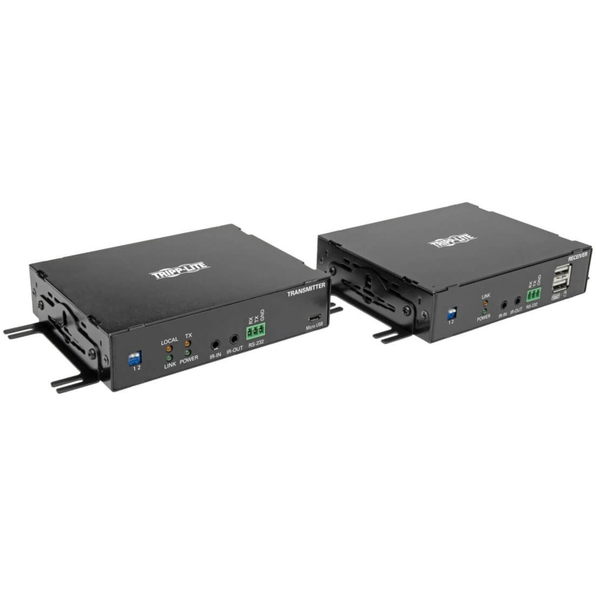 Tripp Lite B127F-1A1-SM-DD Video Extender Transmitter/Receiver, 4K, 1 Year Warranty, TAA Compliant