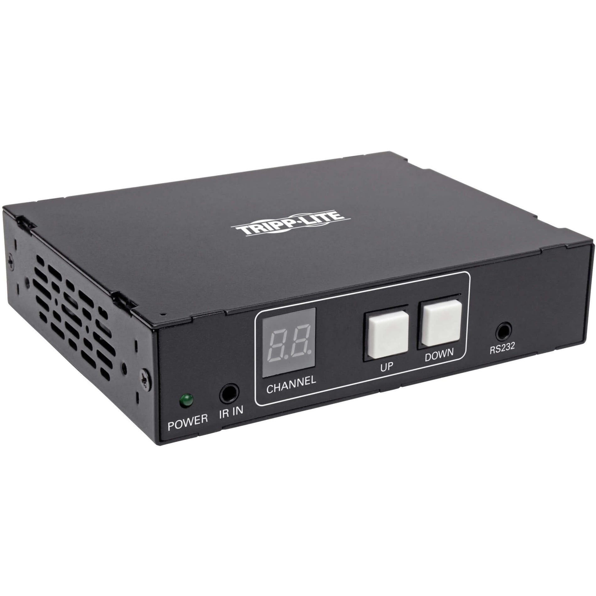 Tripp Lite B160-101-DPHDSI Video Extender Transmitter/Receiver, Full HD 1920 x 1080, 1 Year Warranty, TAA Compliant, HDMI In/Out, DisplayPort, RJ-45, Twisted Pair, 328 ft Maximum Operating Distance, Black