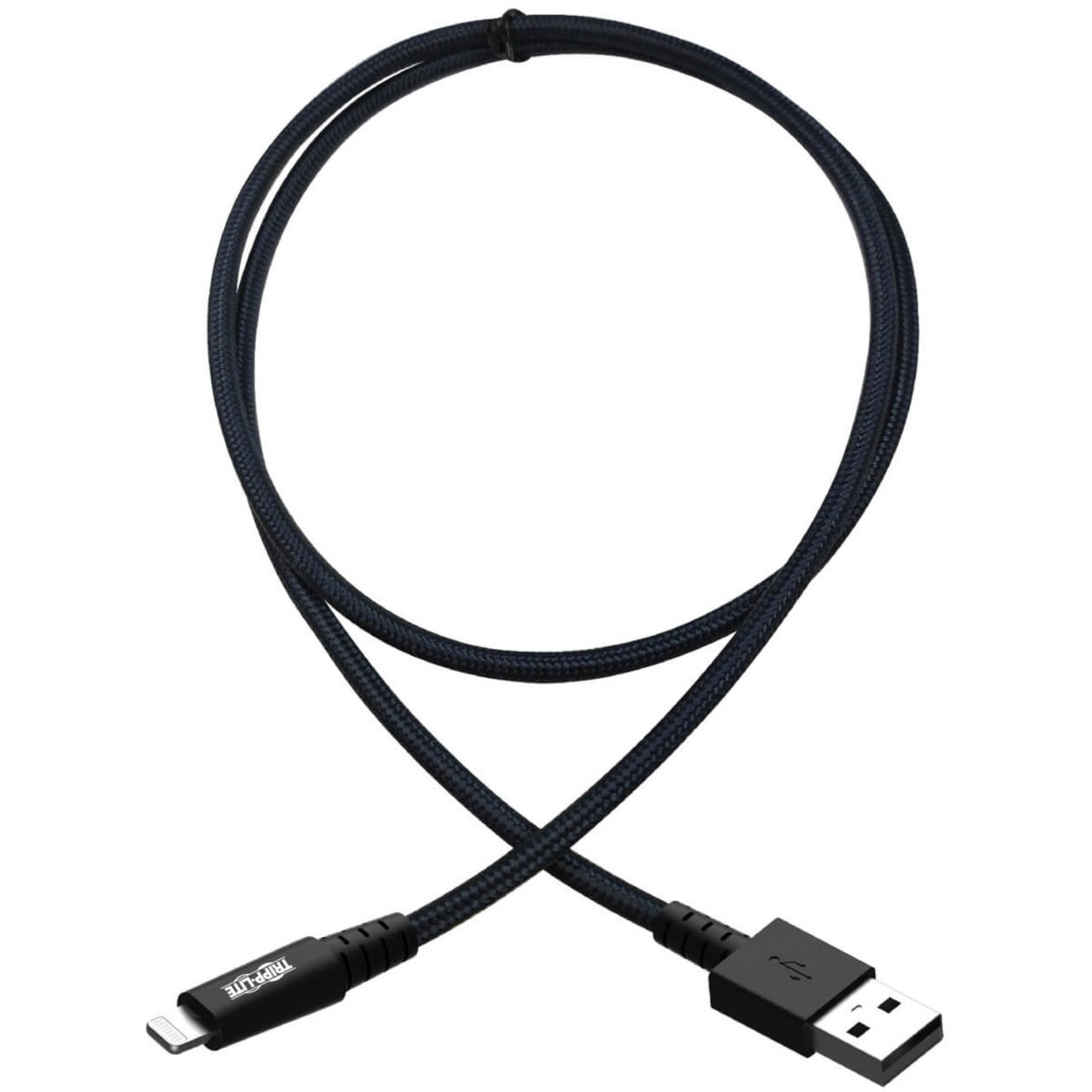 特立瓦 Tripp Lite 重型 USB-A 到 Lightning 电缆，灰色，3 英尺 (0.9 米)