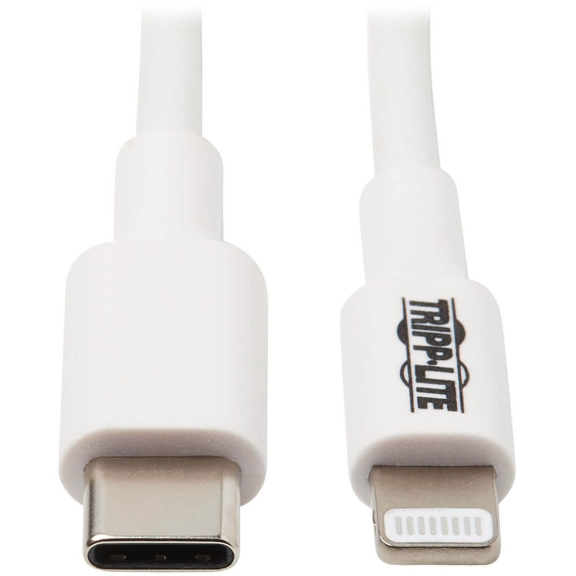 Tripp Lite M102-003-WH USB-C to Lightning Cable, White, 3 ft. - Fast Charging and Data Transfer for iPhone, iPad, and More