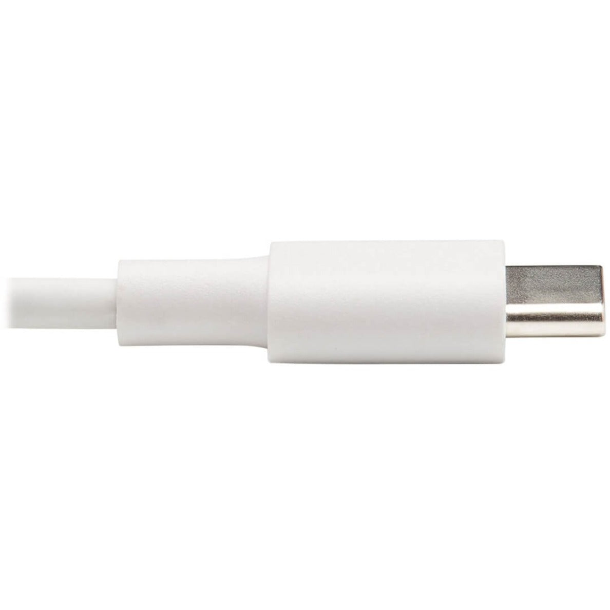 Câble USB-C vers Lightning Tripp Lite M102-003-WH Blanc 3 pieds - Charge rapide et transfert de données pour iPhone iPad et plus.