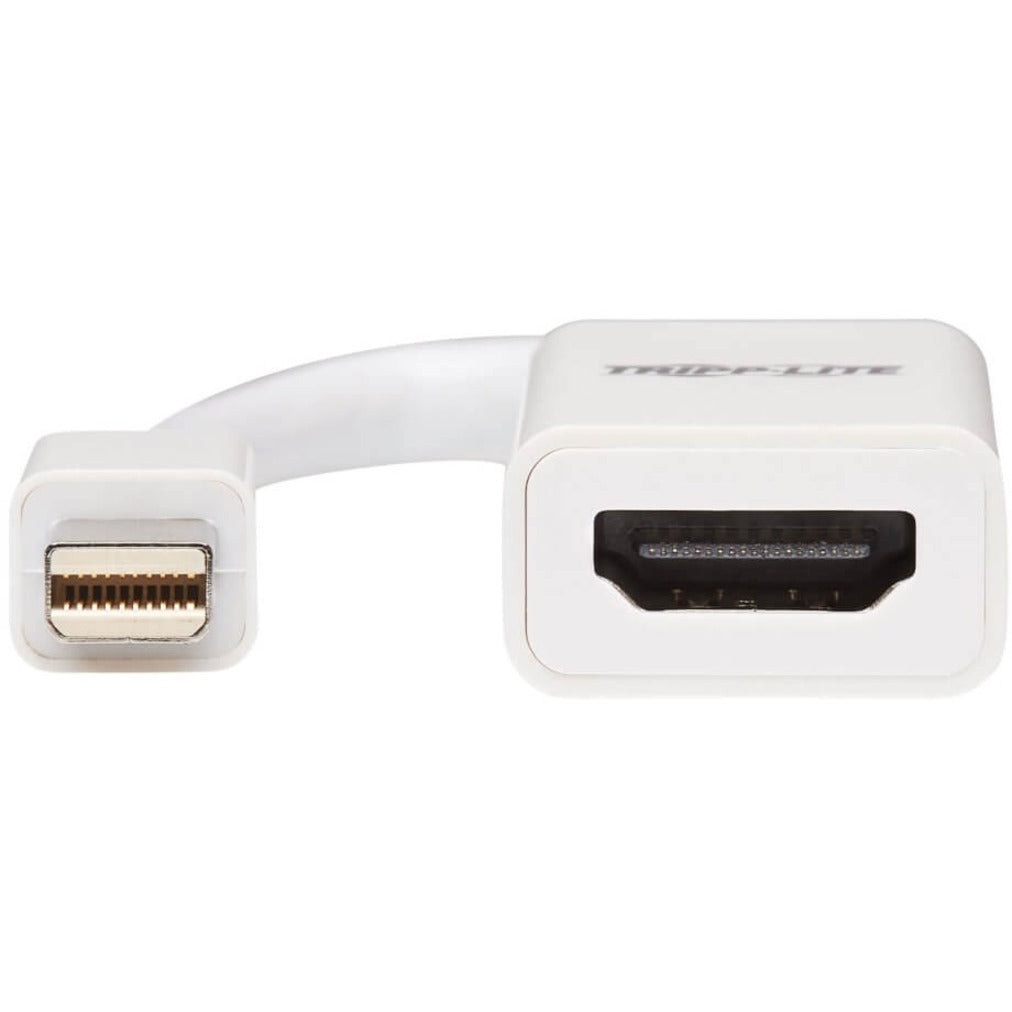 Tripp Lite P137-06N-HDR-W สายเคเบิล HDMI/ Mini DisplayPort เสียง/วิดีโอ แอกทีฟ 3.94 นิ้ว 3840 x 2160 สีขาว