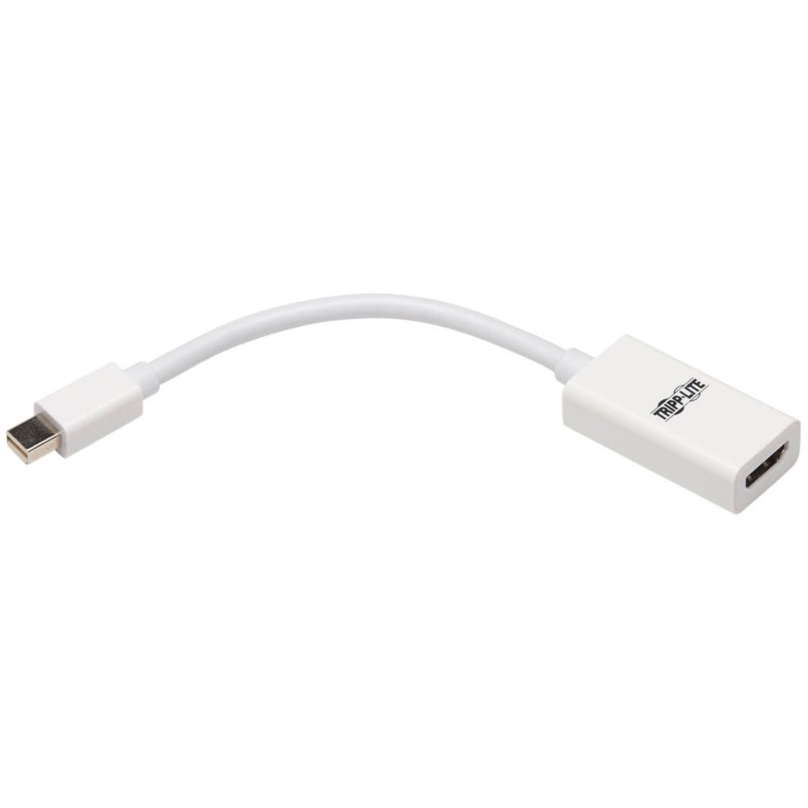 Side view of white Mini DisplayPort to HDMI adapter showing slim profile-alternate-image3