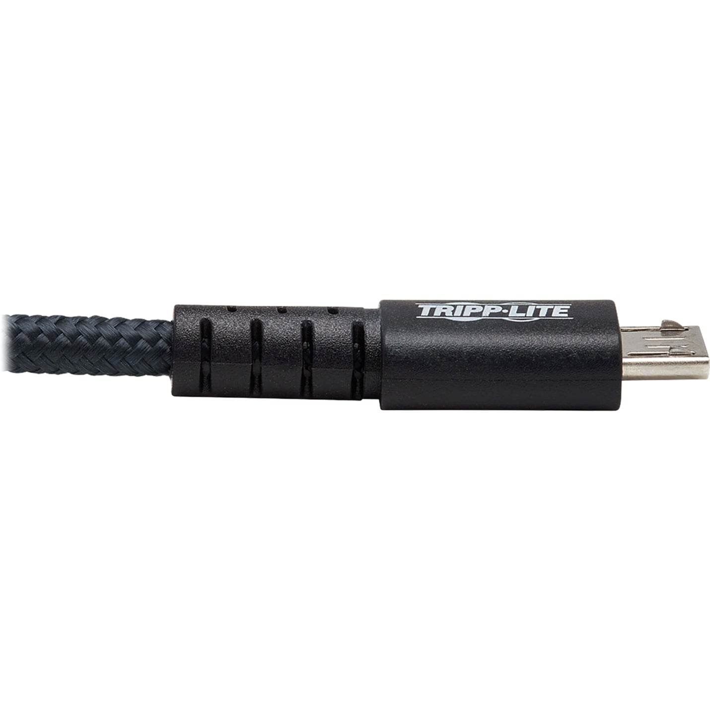 Tripp Lite U050-010-GY-MAX Micro-USB/USB Data Transfer Cable, 10 ft, Heavy Duty, Gray, Fray Resistant, Flexible, Stress Resistant, Crack Resistant, Charging