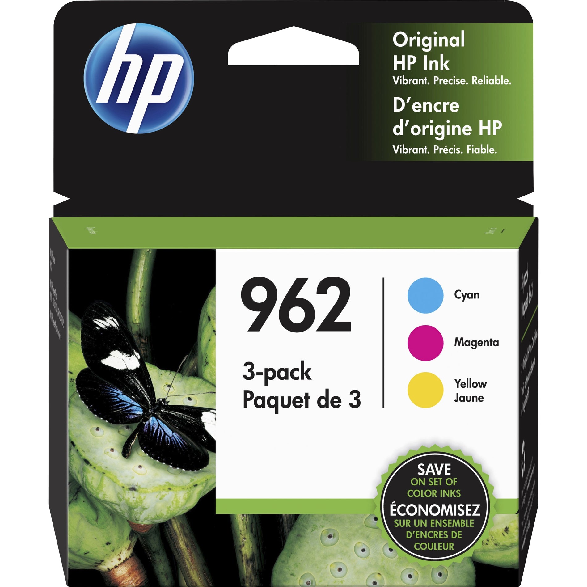HP 3YP00AN 962 Standard Ausbeute Tintenpatronenpackung Cyan Gelb Magenta 700 Seiten