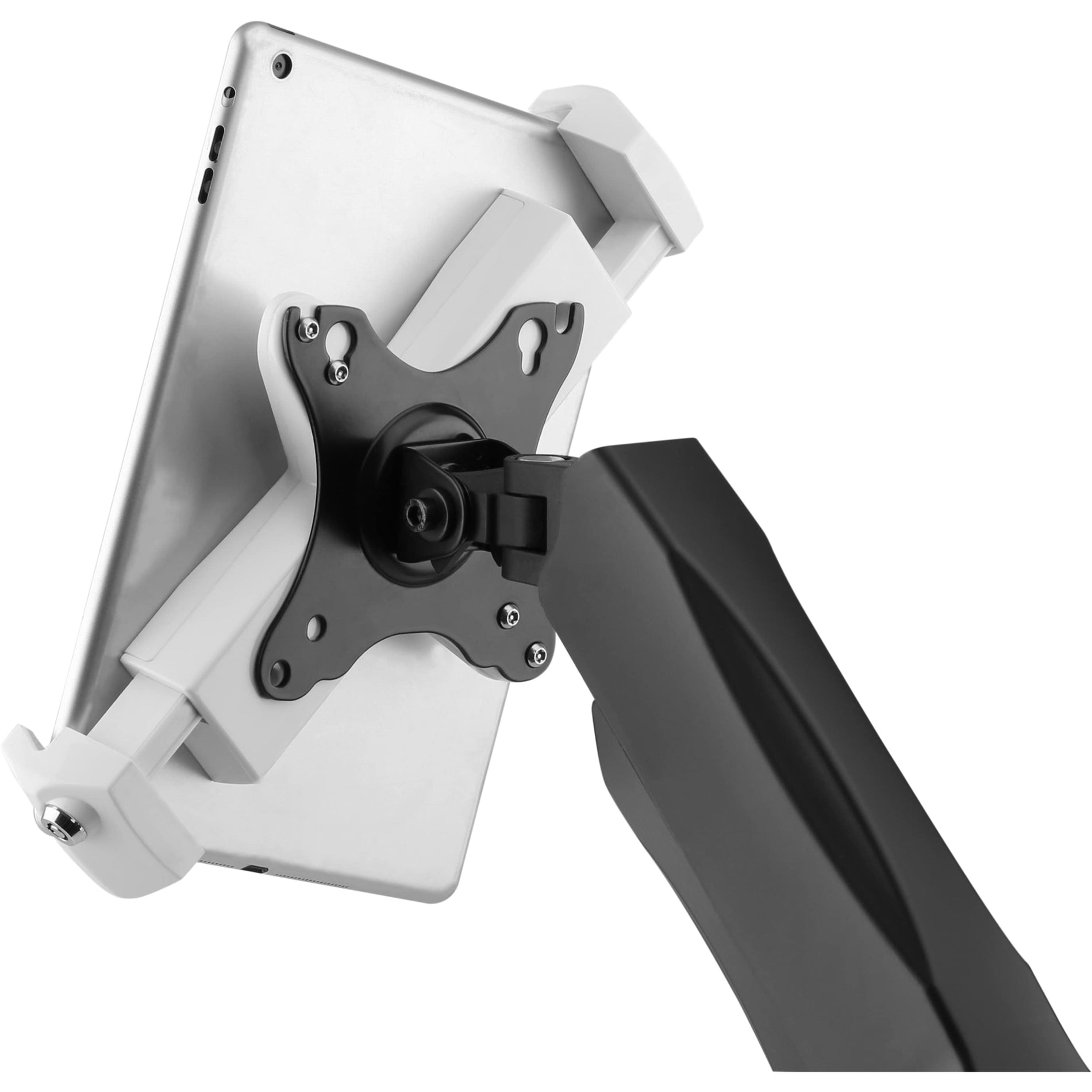 Amer Mounts EZPADVESA Universal Anti-Theft Tablet VESA Adapter Clamp, Mounting Adapter for Tablet - Black, White