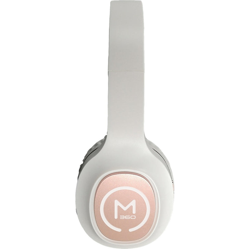 Side profile of Morpheus 360 headphone showing build quality and design details