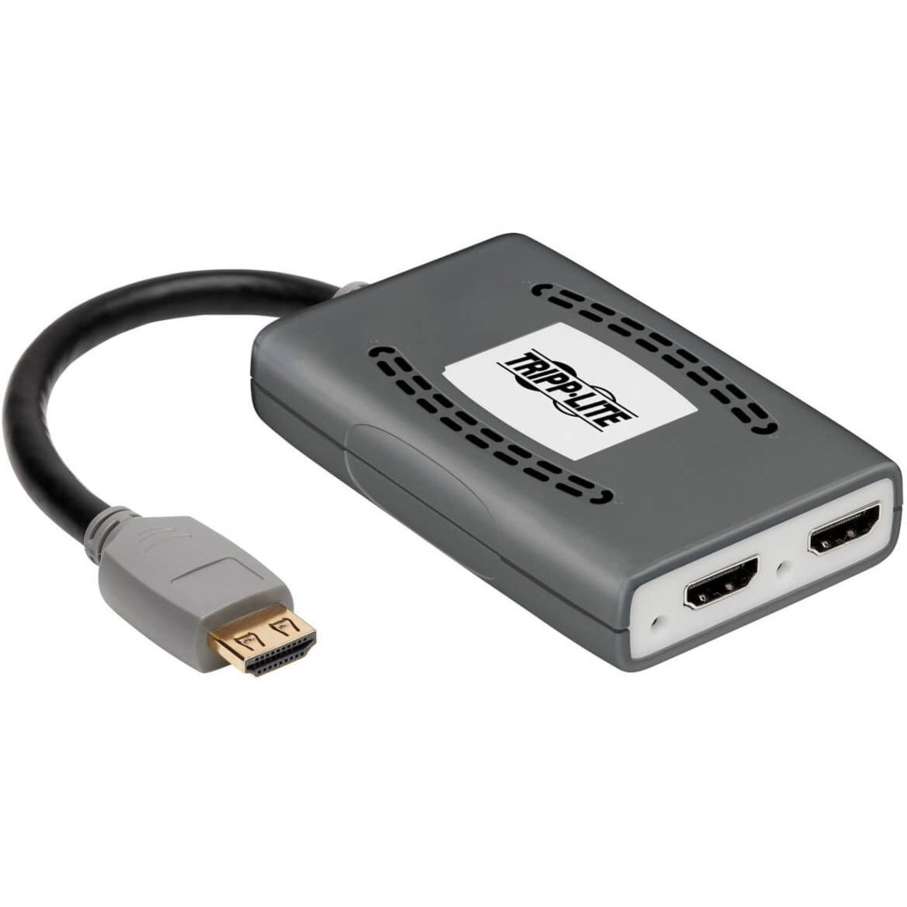 Tripp Lite B118-002-HDR-V2 2-Port HDMI 2.0 Répartiteur avec Prise en Charge Multi-Résolution Vidéo 4K Alimenté par USB Conforme TAA