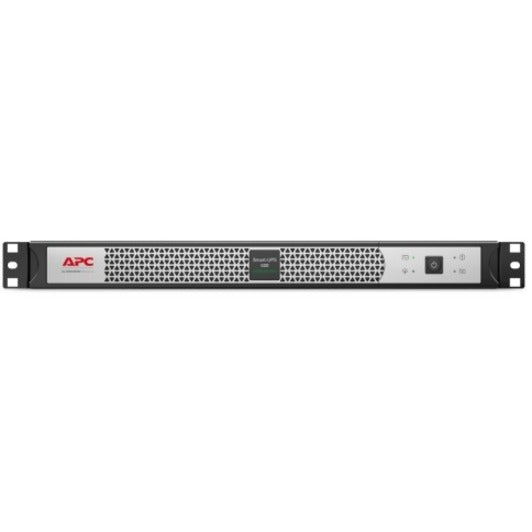 Horizontal view of APC Smart-UPS 500VA showing 1U rack mount design