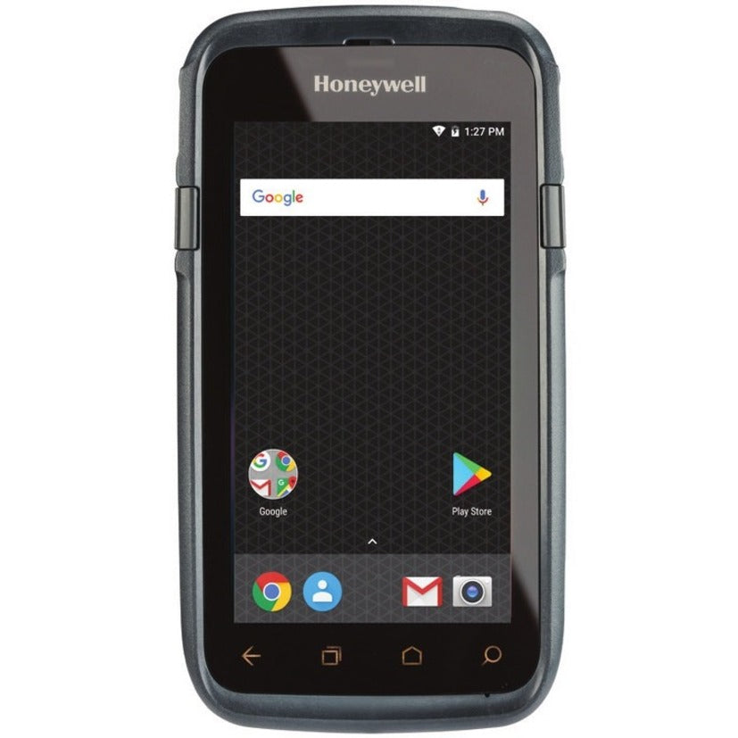 Front view of Honeywell CT60 mobile computer showing Android interface with Google search bar and app icons-alternate-image1