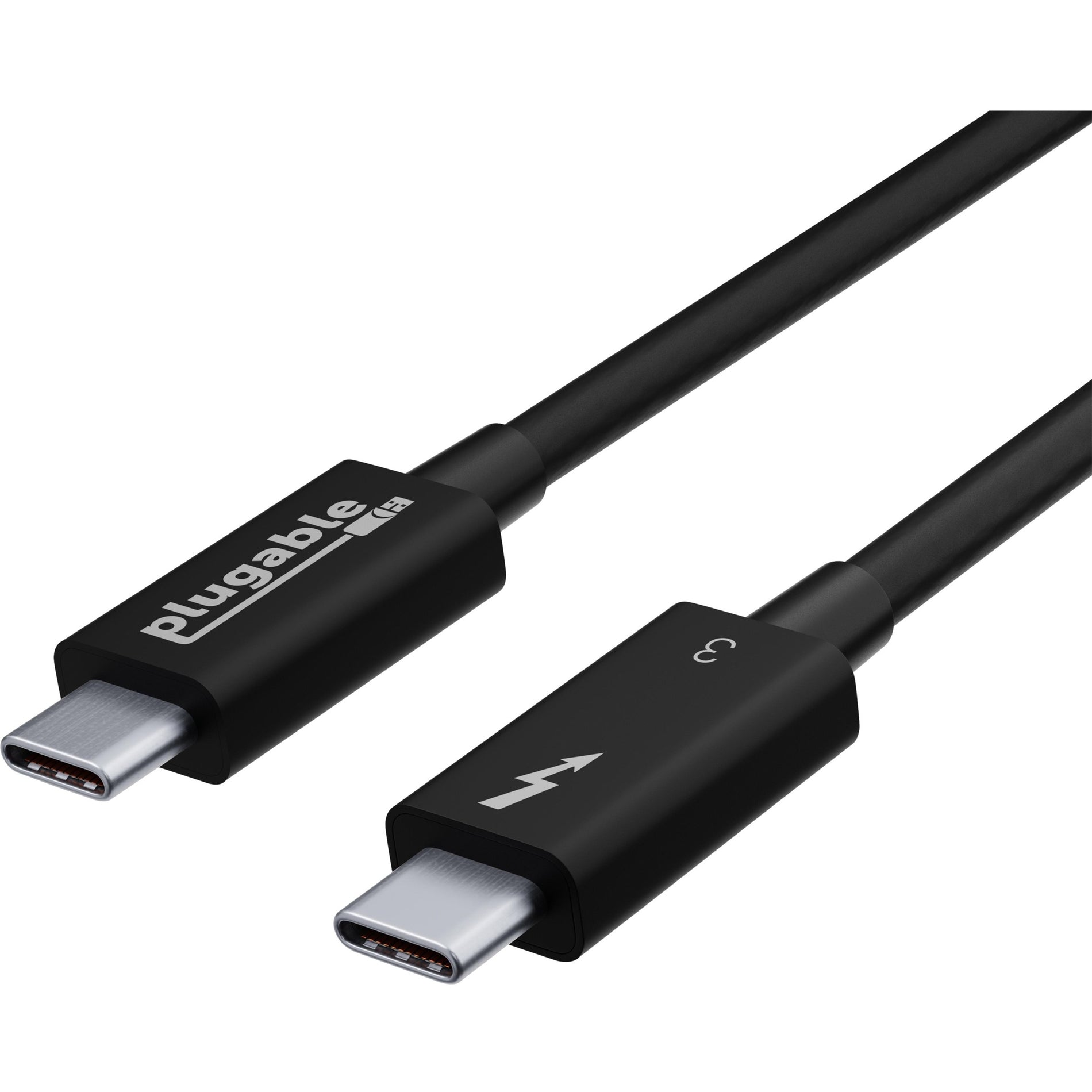 سلك الشحن سريع USB-C Plugable TBT3-40G80CM (40 جيجابت في الثانية، 2.6 قدم/0.8 متر)، نقل بيانات سريع العلامة التجارية: بلوغابل اسم العلامة التجارية: بلوغابل
