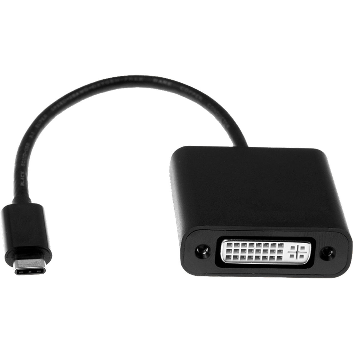 4XEM 4XUSBCDVIAB USB-C to DVI Adapter, Reversible, Shielded, Active, 1920 x 1200 Resolution Supported