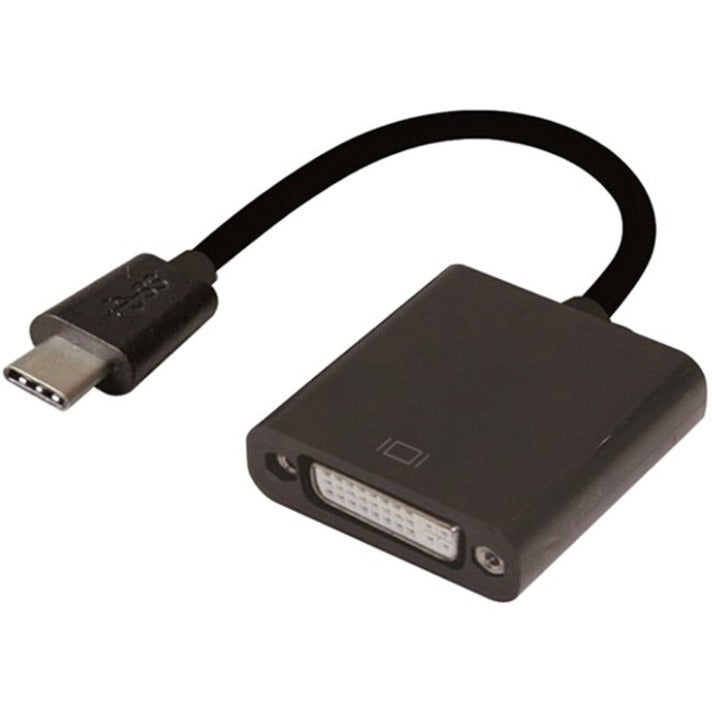 4XEM 4XUSBCDVIAB USB-C to DVI Adapter, Reversible, Shielded, Active, 1920 x 1200 Resolution Supported