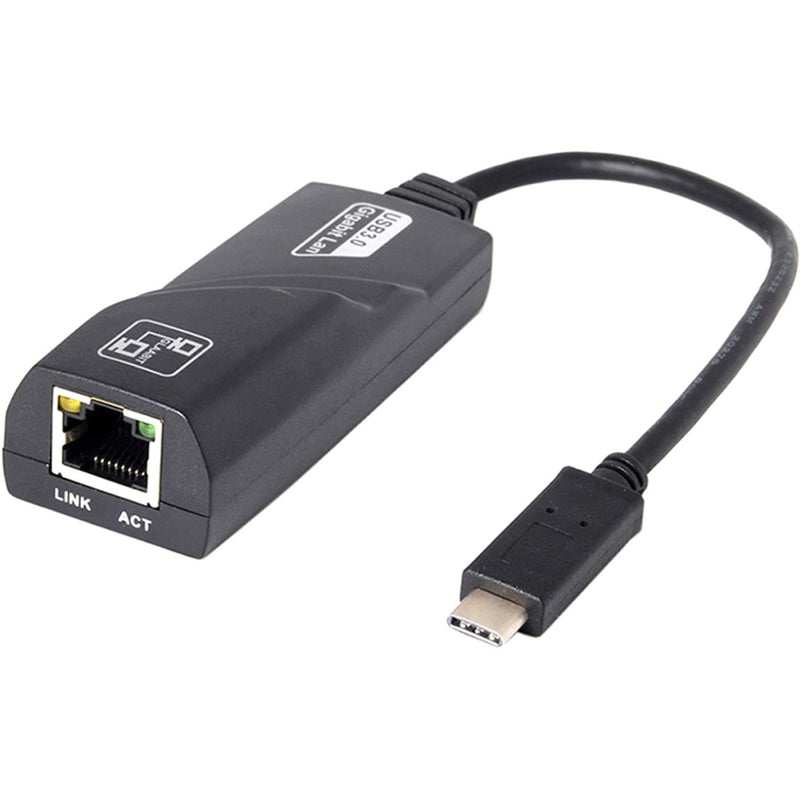 4XEM USB-C to Gigabit Ethernet adapter front view showing RJ-45 port and USB-C connector