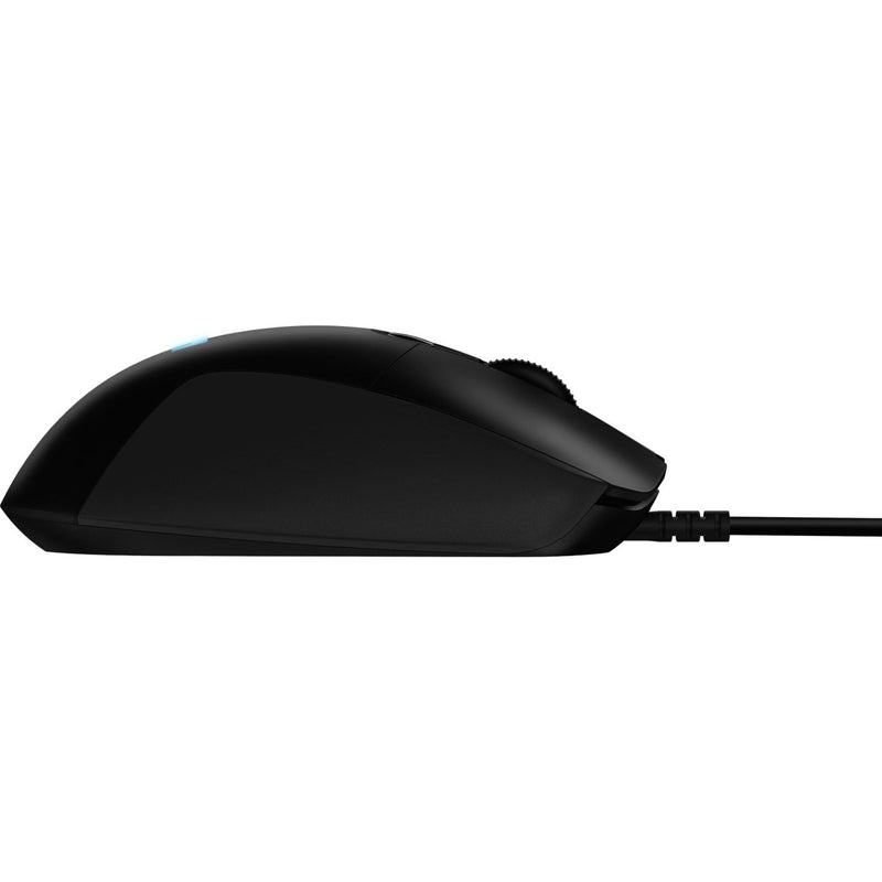 Opposite side view of Logitech G403 HERO gaming mouse emphasizing professional design