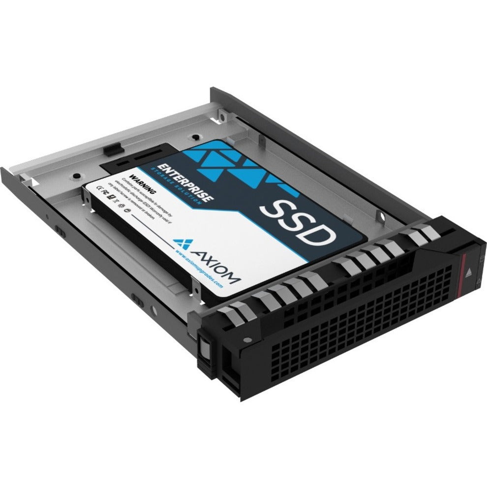 Axiom EV200 960GB Enterprise SSD mounted in hot-swap drive bay with black ventilated enclosure-alternate-image1