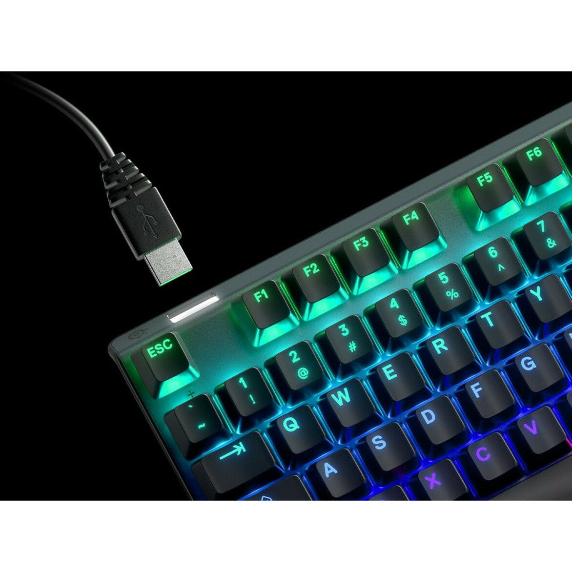 SteelSeries 64747 Apex 7 TKL Mechanical Gaming Keyboard, Compact and Responsive for PC and Mac