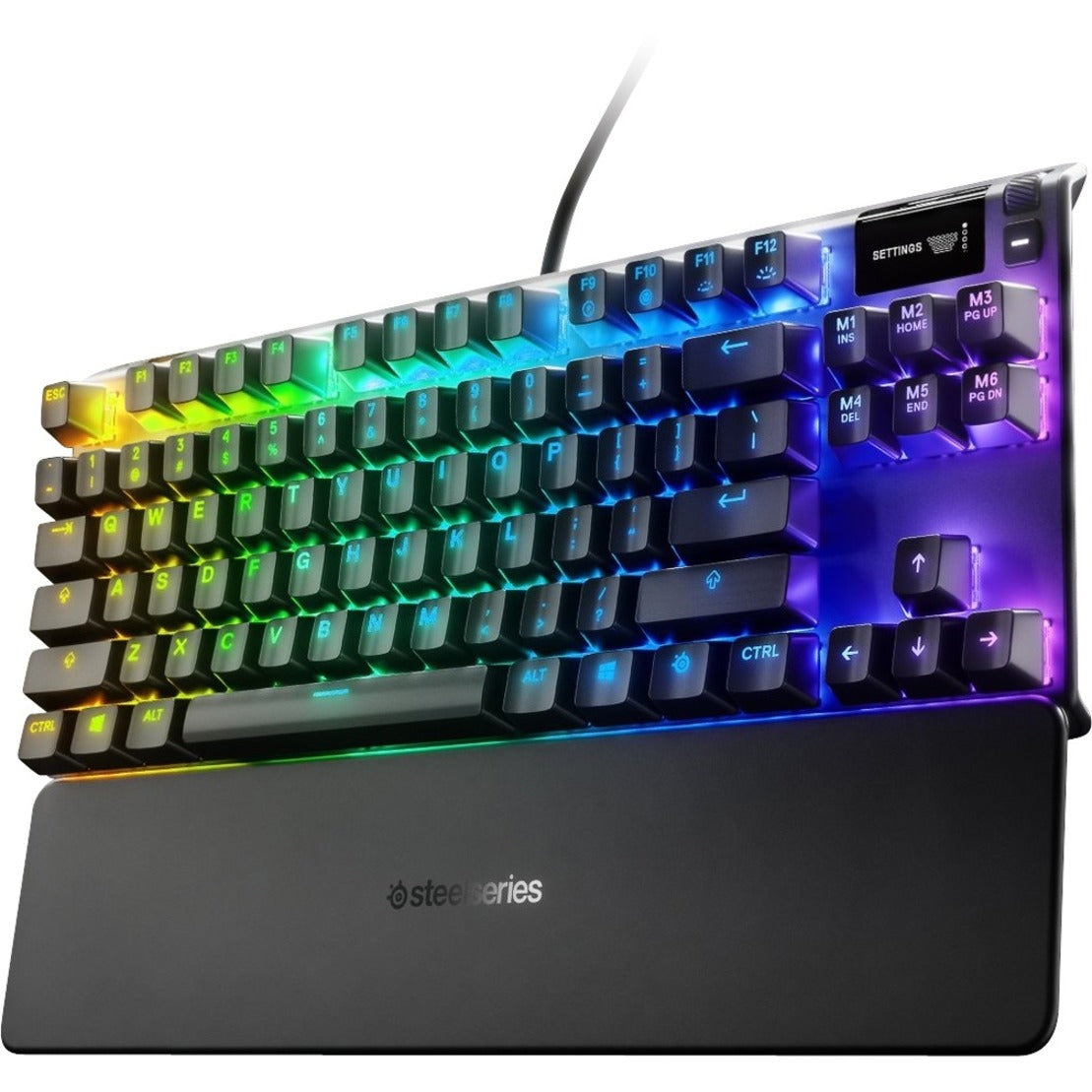 SteelSeries 64646 Apex 7 TKL Mechanical Gaming Keyboard, Compact and Responsive for Windows and Mac OS