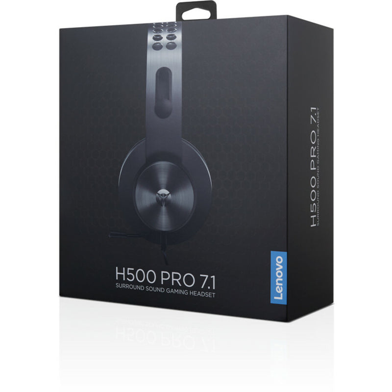 Retail packaging of Legion H500 Pro gaming headset