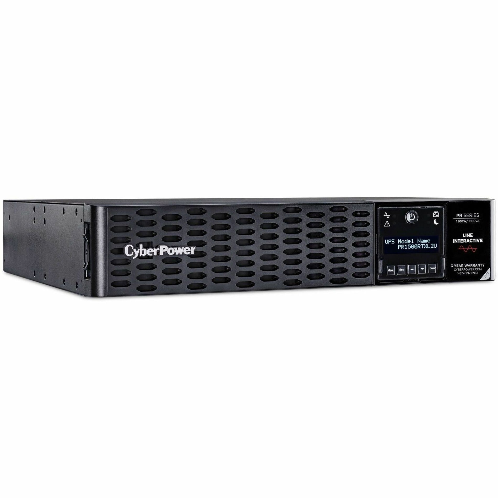 CyberPower Smart App Sinewave PR1500RTXL2UN 1.5KVA Tower/Rack Convertible UPS [Discontinued]