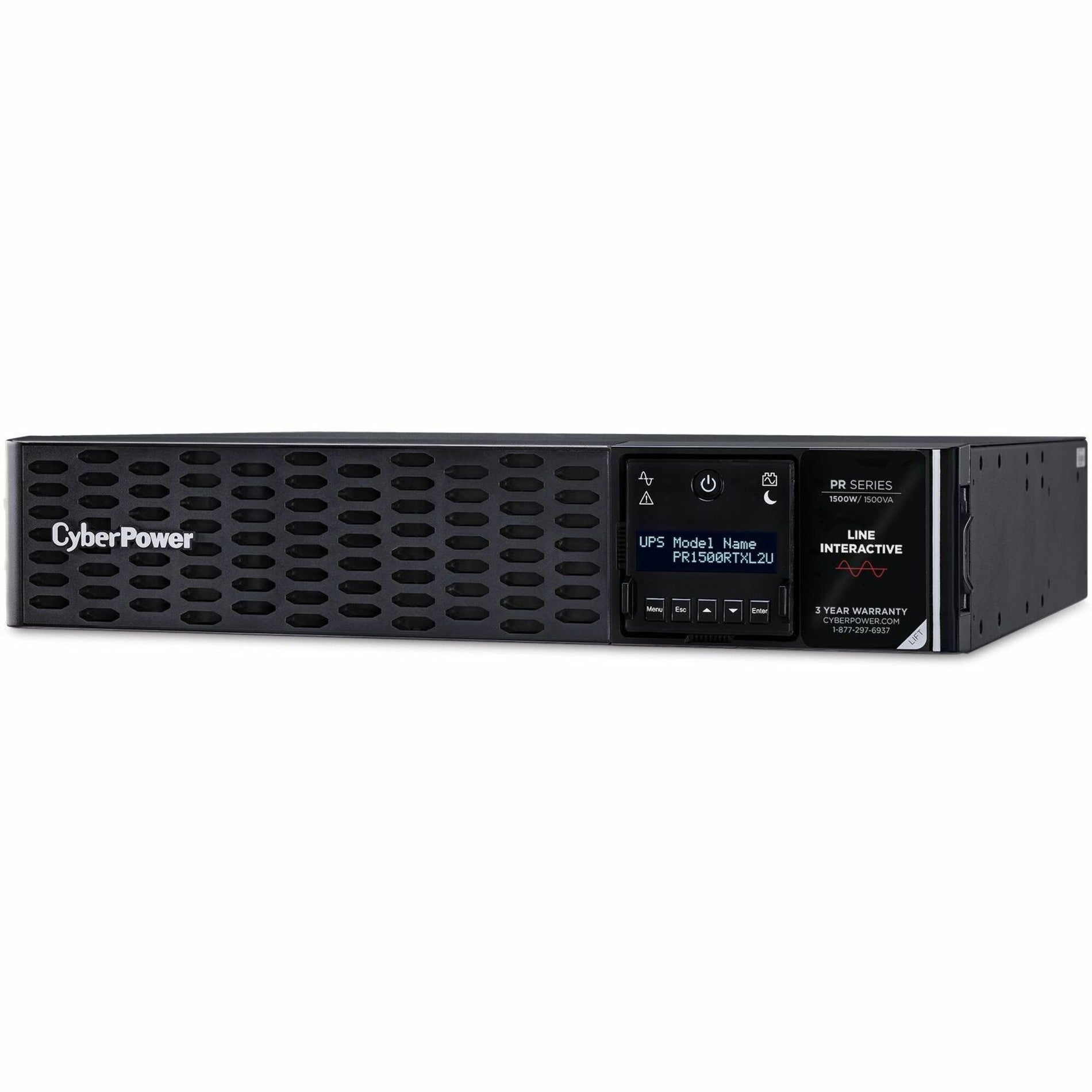 CyberPower Smart App Sinewave PR1500RTXL2UN 1.5KVA Tower/Rack Convertible UPS [Discontinued]