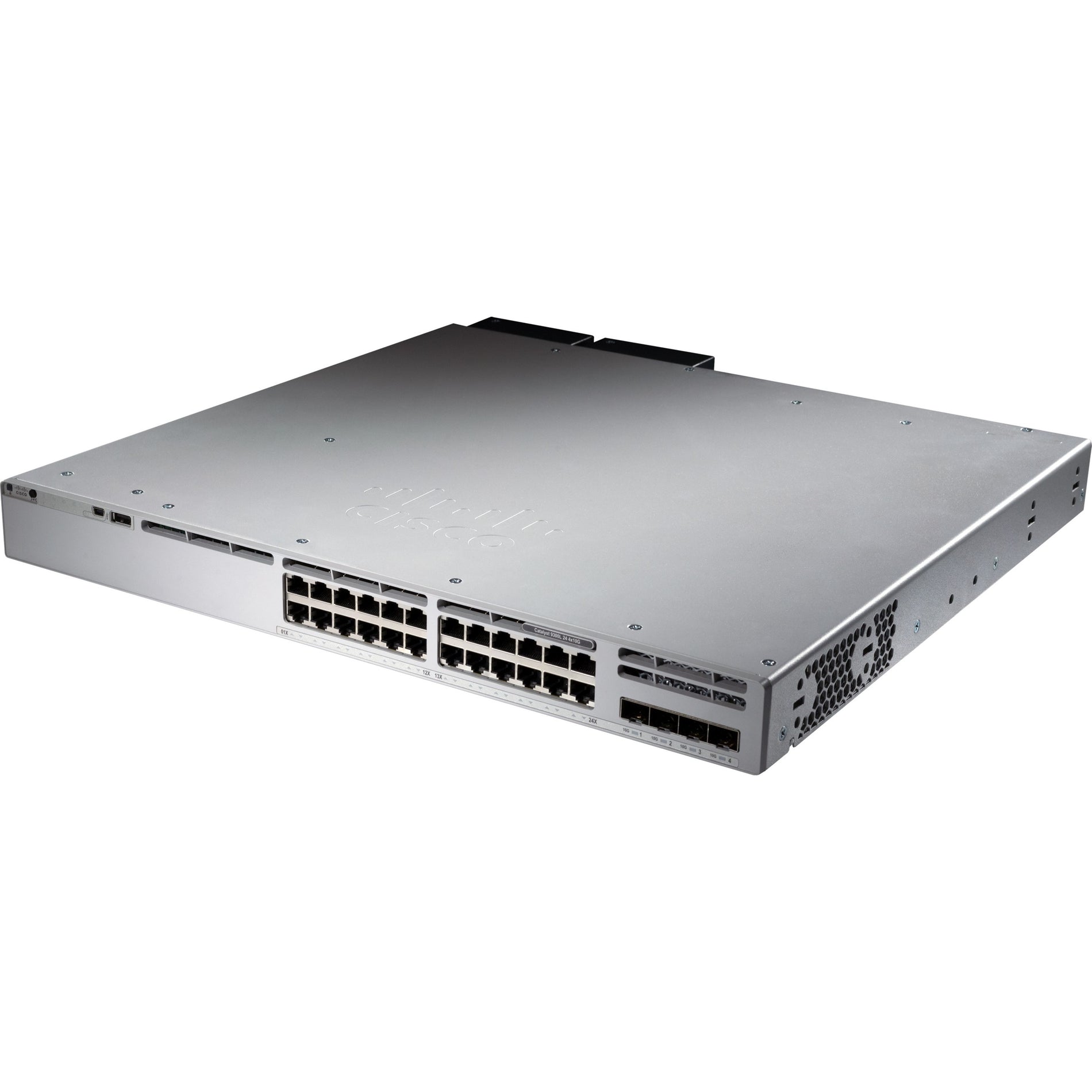 Cisco Catalyst 9300 24-port 1G copper, with fixed 4x1G SFP uplinks, PoE+ Network Essentials (C9300L-24P-4G-E)