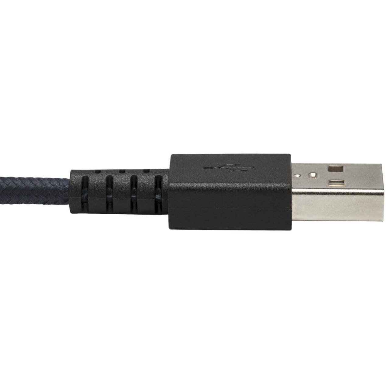 Zware USB-A naar USB-C-kabel Grijs 3 ft. (0.9 m) Spanningbestendig Spanningsverlichting Opladen Slijtagebestendig Omkeerbaar Scheurbestendig Flexibel