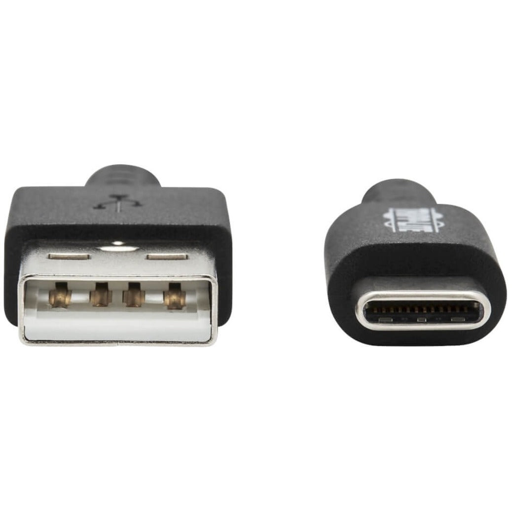 Tripp Lite U038-003-GY-MAX Câble USB-A vers USB-C robuste gris 3 ft. (09 m) Résistant au stress Soulagement de la tension Recharge Résistant à l'effilochage Réversible Résistant aux fissures Flexible