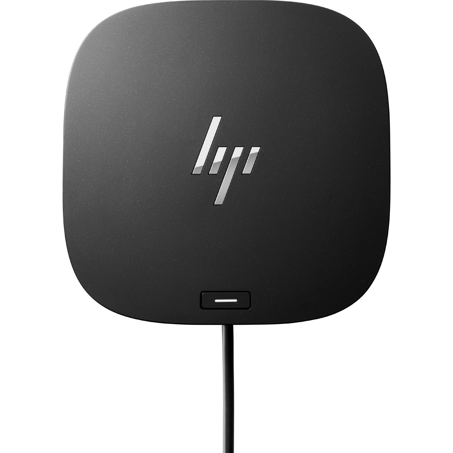 Top view of HP USB-C/A Universal Dock G2 showing minimalist design and HP logo-alternate-image4