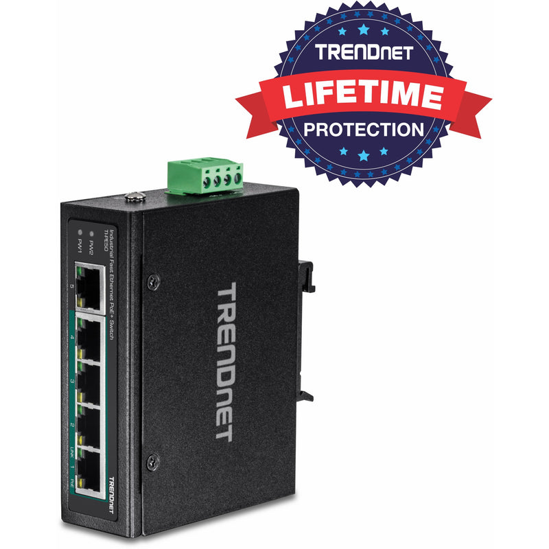 TI-PE50 with TRENDnet lifetime protection warranty badge