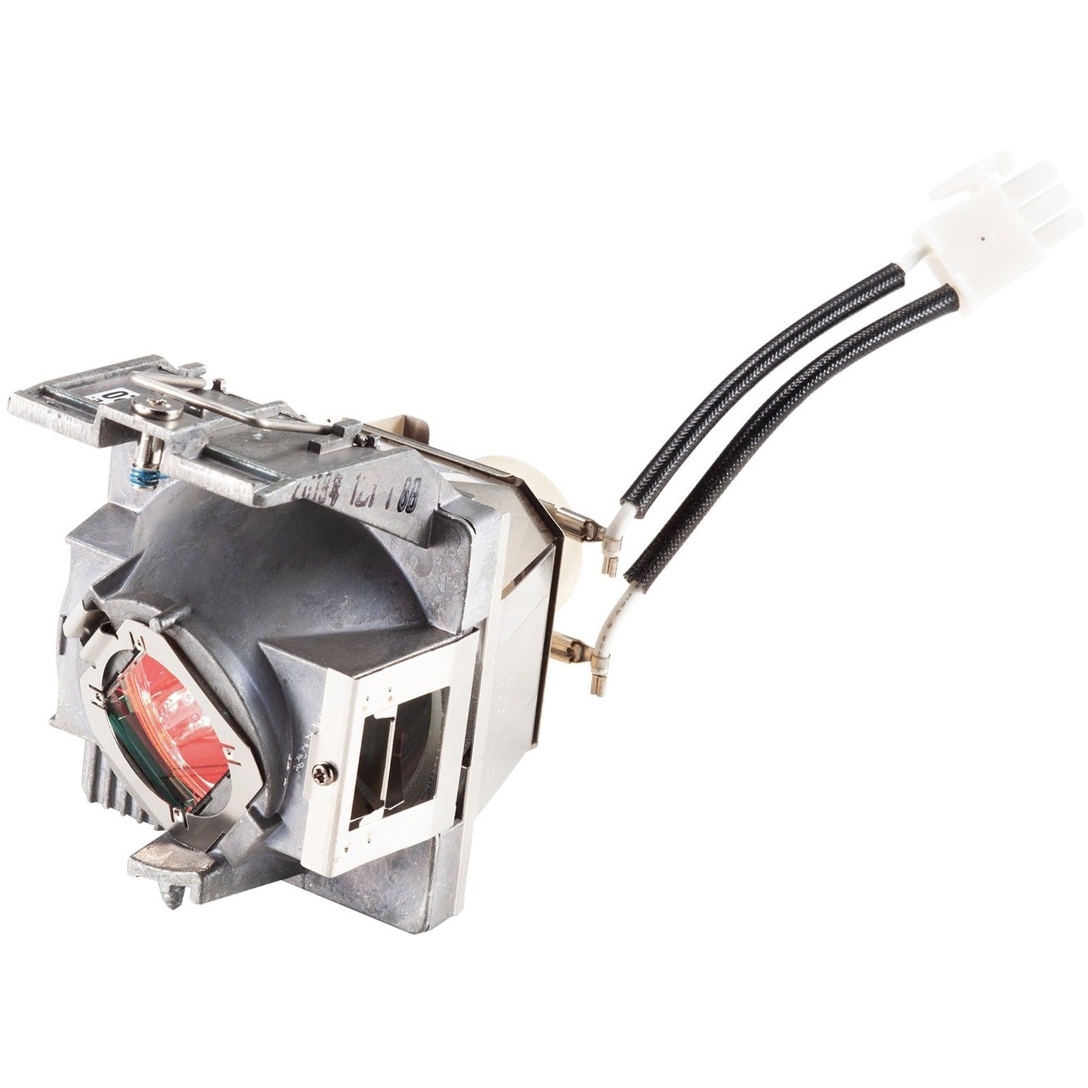 Angled view of ViewSonic RLC-120 projector lamp highlighting installation features and connectors-alternate-image3